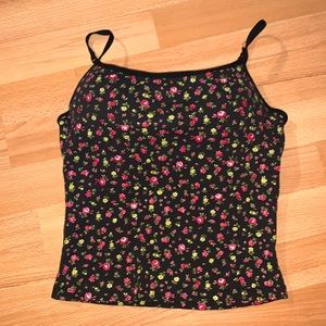 Cute spaghetti strap cropish shirt